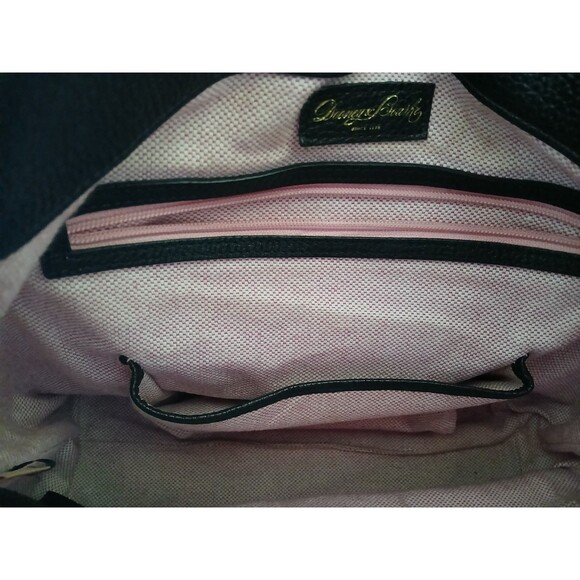 Dooney & Bourke Black Pebble Grain Leather Hobo Logo Lock Shoulder Bag & Wallet - Picture 8 of 16